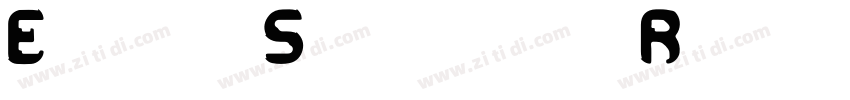 Emboss Statement Reg字体转换